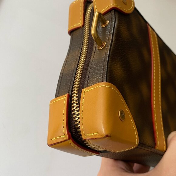 Louis Vuitton Brown Monogram Blurry Coated Canvas Soft Trunk Messenger Bag - Picture 5 of 15